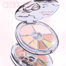 VEECCI 7-color concealer palette to brighten and cover dark circles, nasolabial lines, acne marks, spots and concealer