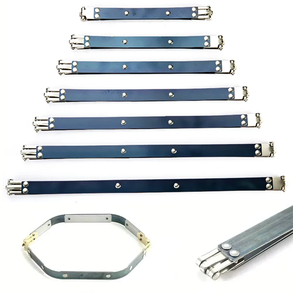 DIY Metal Internal Flex Frames Kiss Lock Clasp Bag Clip for Clutch Coin Purse Handmade Sewing Making Craft Accessory