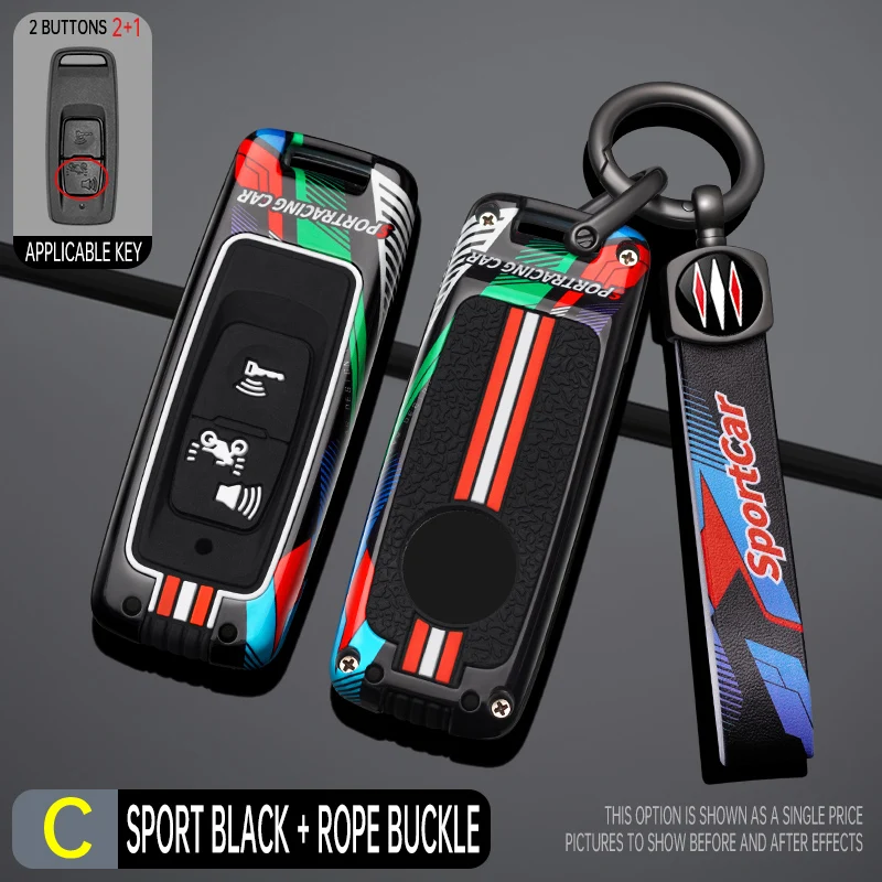 Racing Style Metal Car Key Case Fob Cover for Honda PCX160 VISION SH350 160 PCX 125 Switch 150 ADV Wrench 350