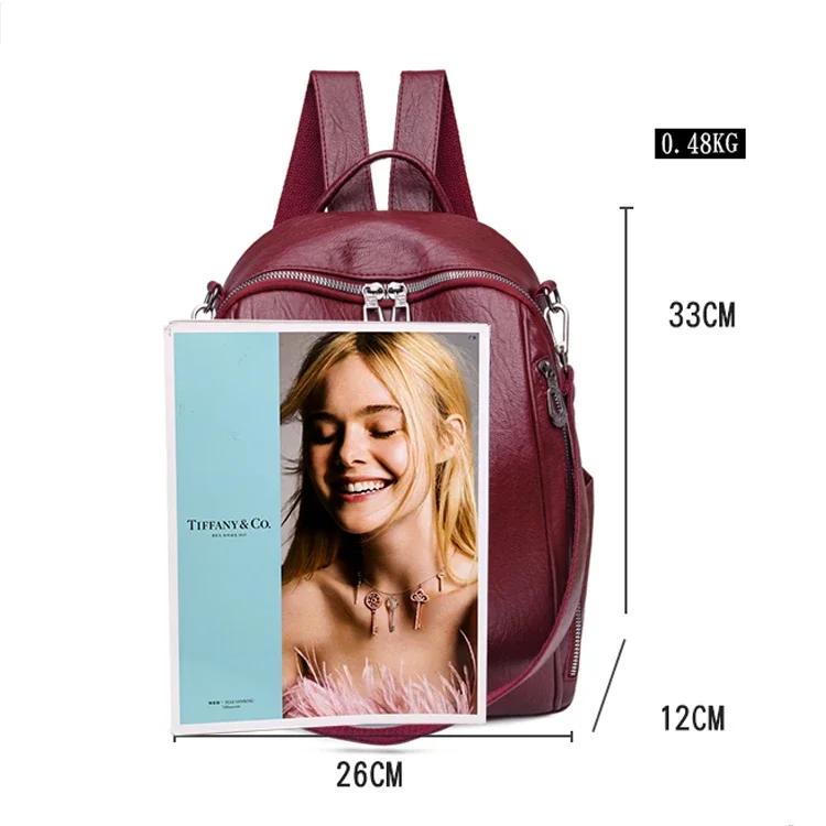 Moda senhoras 3 em 1 mochila bolsa de ombro bagpack academia bookpack feminino estilo preppy grande clássico viagem