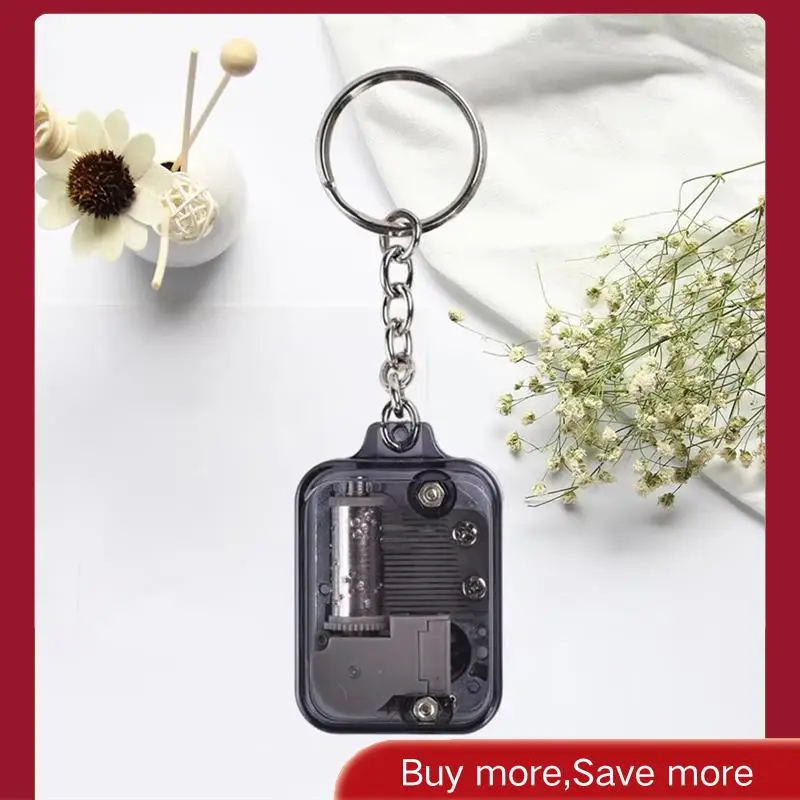 Музыкальный брелок для женщин и мужчин, мини-музыкальная шкатулка, брелок для ключей, музыкальный инструмент, игрушка, автомобильная сумка, подвеска, подвески, ювелирные изделия-AAAE