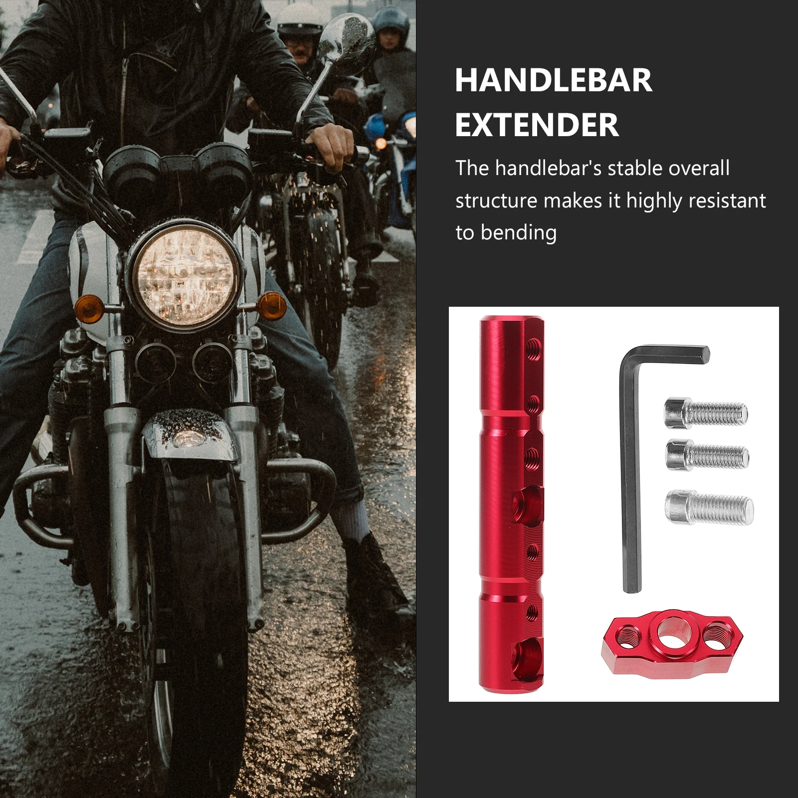 

Mobile Phone Holder White Extender Rear View Mirror Bracket Motorcycle Decorative Light Bar Mount For Bikes Motorcycles Multi