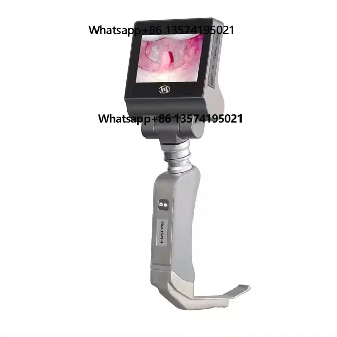

Endoscopic Surgical Instruments Rigid Laryngoscope with 6 Size Reusable Blades for Video Laryngoscopy