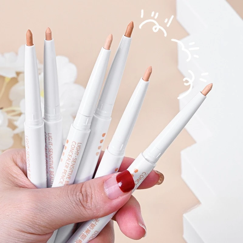Concealer Pen 3-in-1 Multi-Use for Under Eye Eyelid Aegyo Sal Dark Circles Coverage Natural Finish Waterproof All Day Wear