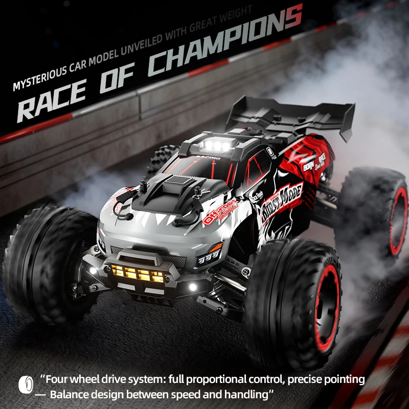 SUCHIYU Rc Car 1/10 Full Scale 4 Wheel Drive High Speed Brushed Motor All Terrain Off Road Climbing Remote Control Scy10101