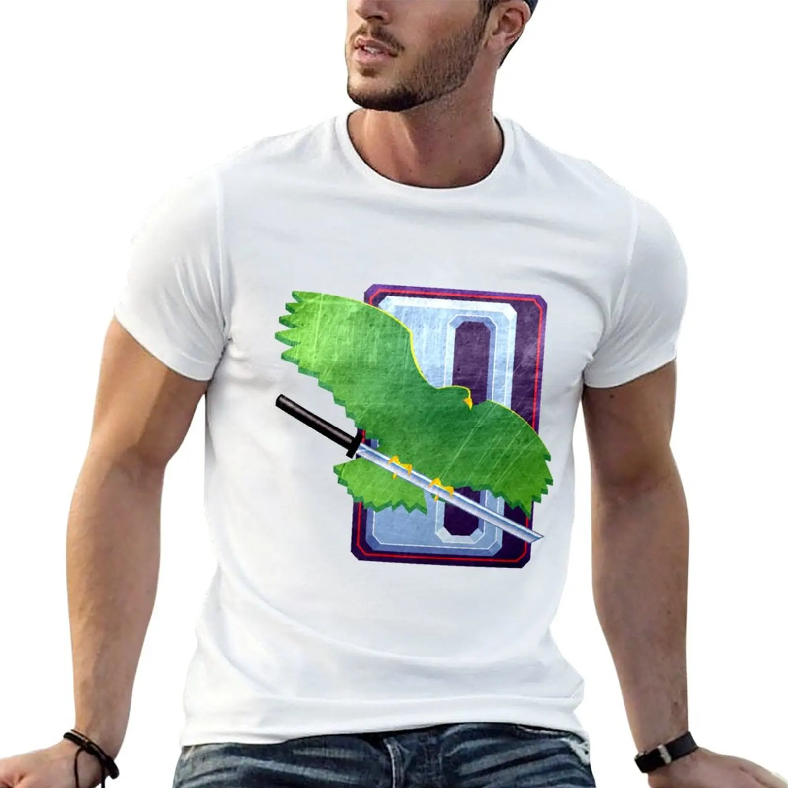 Clan Jade Falcon T-Shirt man t shirt luxury man t shirt graphic man t shirt heavy cotton T-shirt