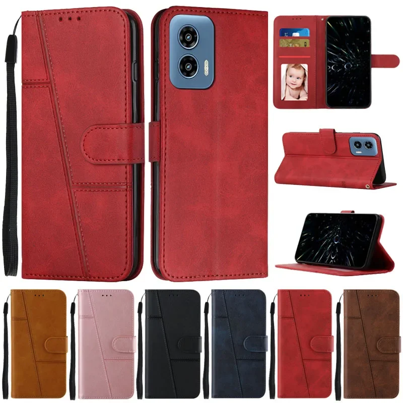 

Чехол-книжка для Motorola Moto G34, кожаный защитный чехол-книжка для Motorola G34 MotoG34 G 34