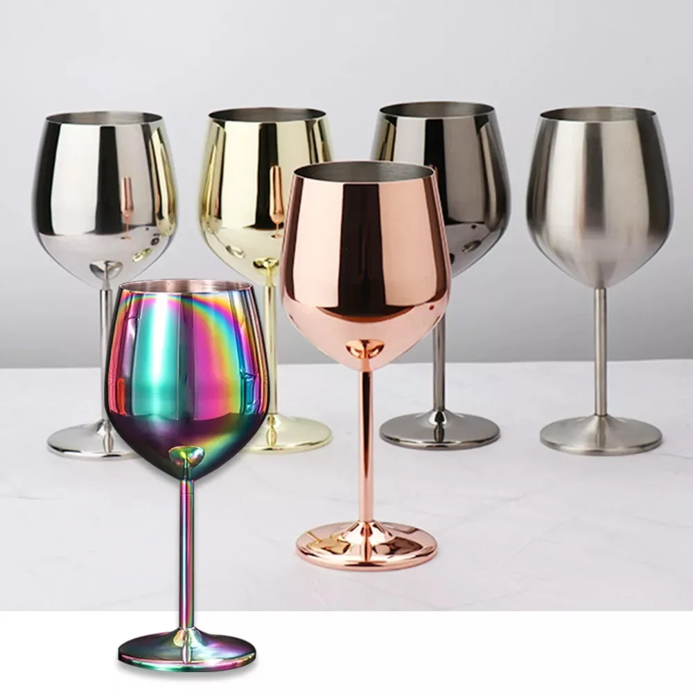 

304 Stainless Steel Commercial Red Wine Cocktail Glass