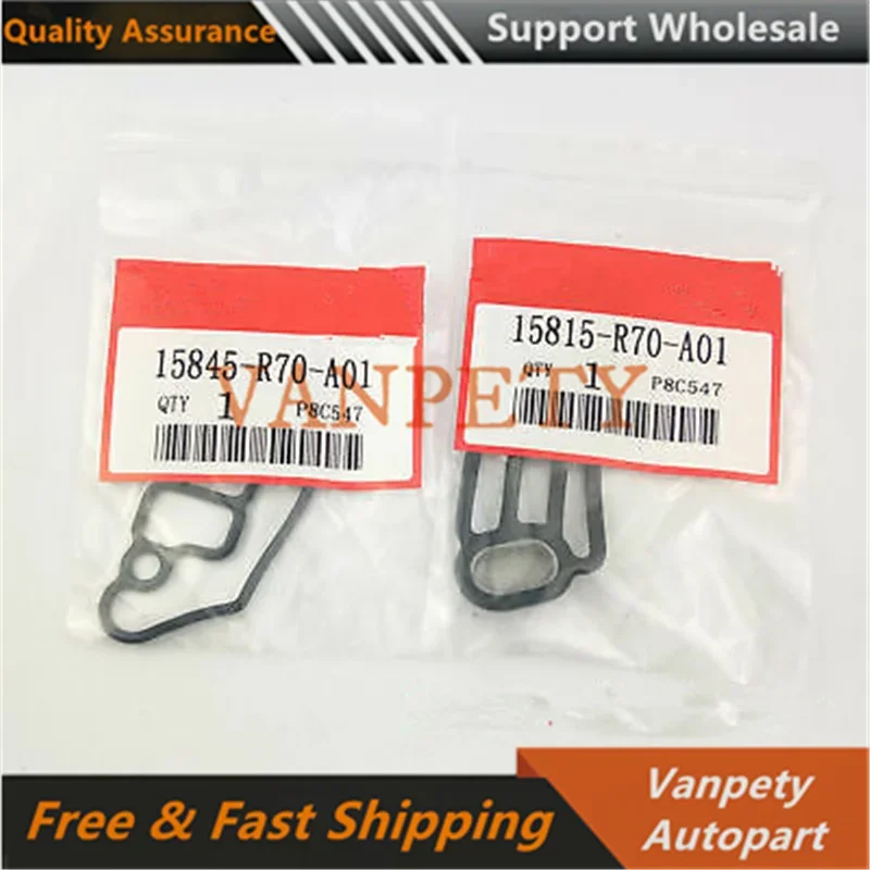 2PCS New Cylinder Head Solenoid VTEC Gasket Spool15815-R70-A01 15845-R70-A01 15815R70A01 15845R70A01 For Honda Accord Acura