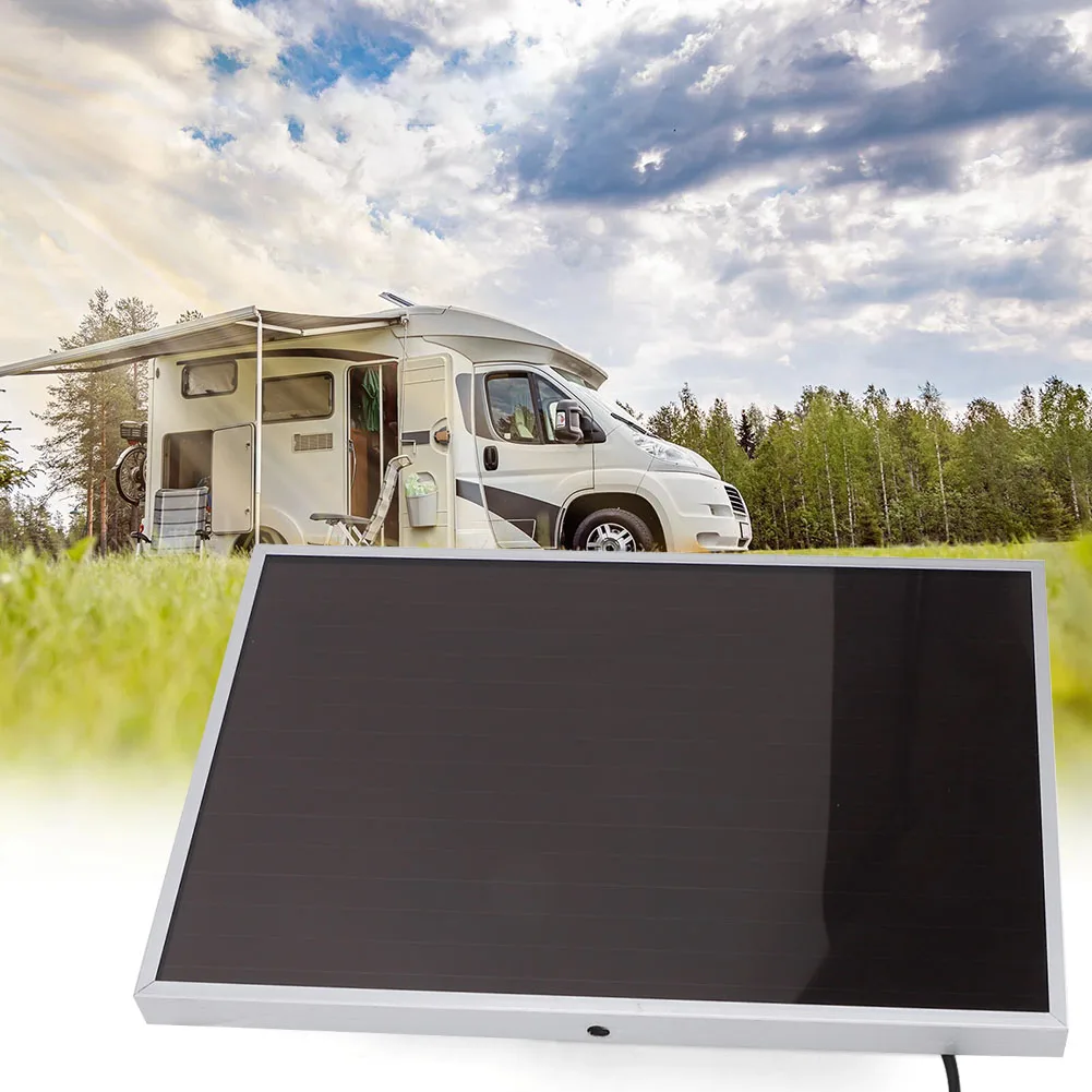 

1pc 20W 12V Solar Panel With USB Waterproof Portable Battery Cell Phone Charger 174*254*30mm Solar Panel Solar Power Parts