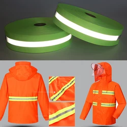 Reflective Bands Safety Silver Reflective Sew on Fabric Reflector Tape Strap Vest Webbing Warning Belt