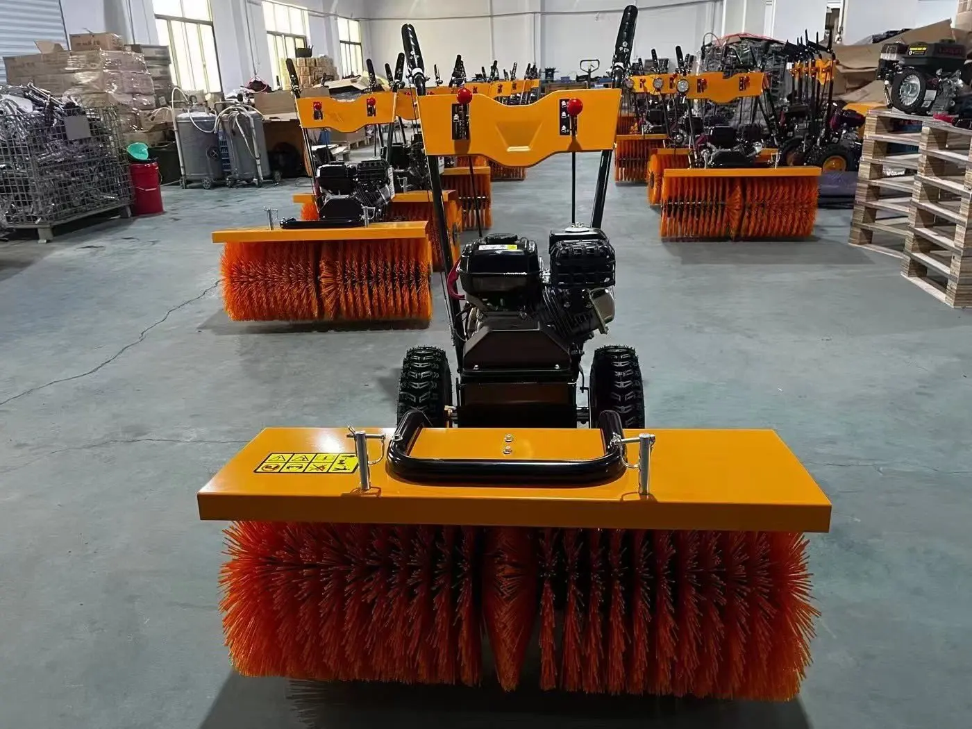 Snow Cleaner Road Sweeper China Factory Economic Snow Power Broom Dust Cleaner Road Sweeper Machine
