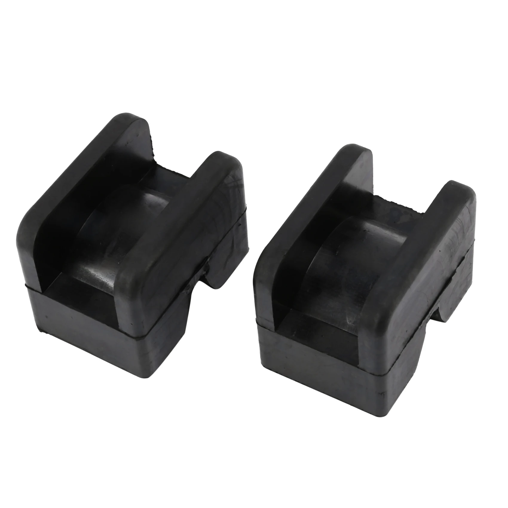 2PCS Rubber Jack Pad Jack Stand Adapter Universal Rubber Slotted Frame Rail Pinch Weld Protector Car Lift