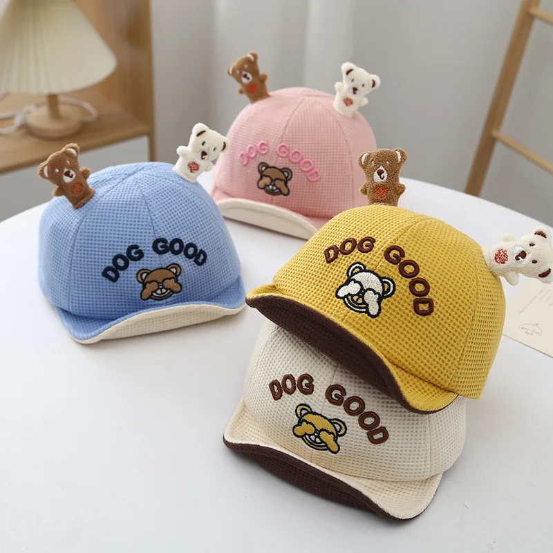 

Baby hat autumn and winter cartoon baby cuff hat