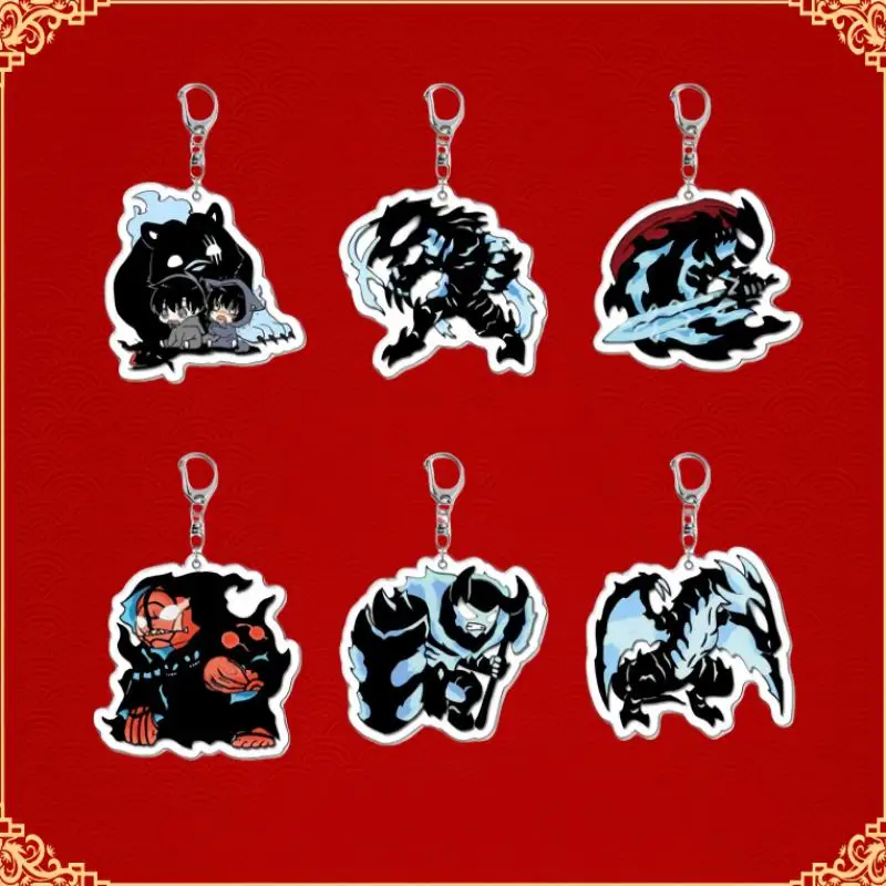 

6Cm Anime Acrylic Keychain for Solo Leveling Lee Bora Aeshil Radille Premium Collectible Pendant Custom Engraving Gift Toy