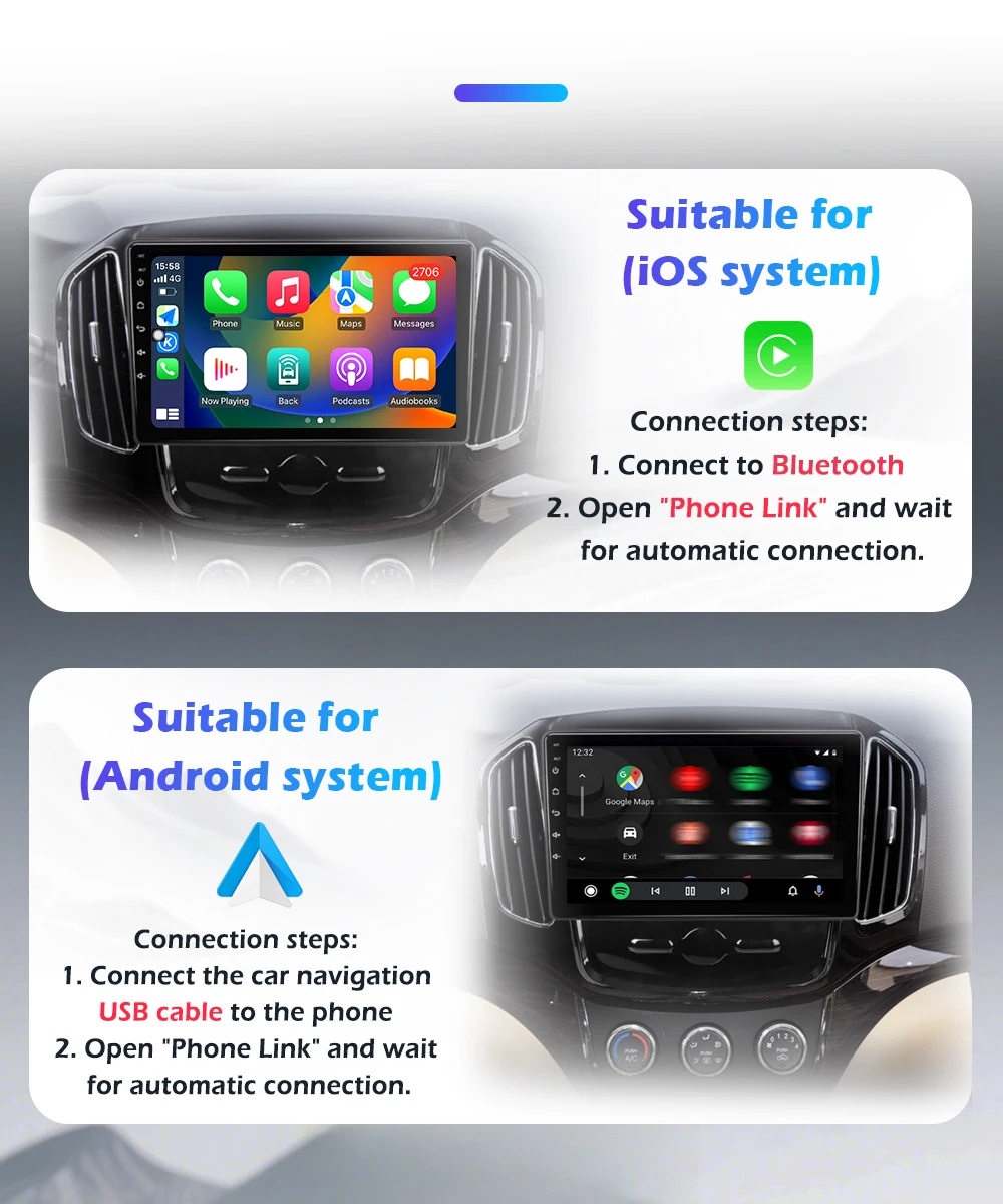 CarPlay اللاسلكي لـ SsangYong Rexton Y250 II 2 2006 - 2012 أندرويد السيارات سيارة مشغل وسائط متعددة الملاحة GPS 4G WIFI DSP ستيريو #3