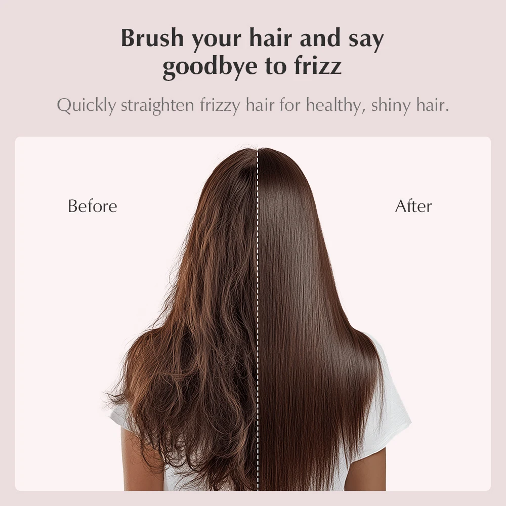 Kinseibeauty Suszarka do włosów Funkcjonalna profesjonalna grzebień na gorące powietrze 5 w salonie prostych włosów