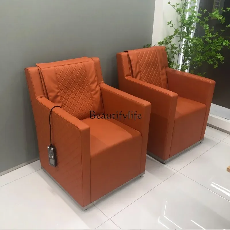 

02*New high-end hair salon hair cutting stool with massage perm and dyeing chair for hair salon