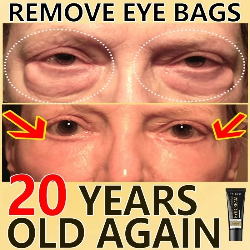 Anti Wrinkle Eye Cream Remove Eye Bags Puffiness Lifting Firming Smooth Skin Care Moisturizing Instant Eye Massage Cream New