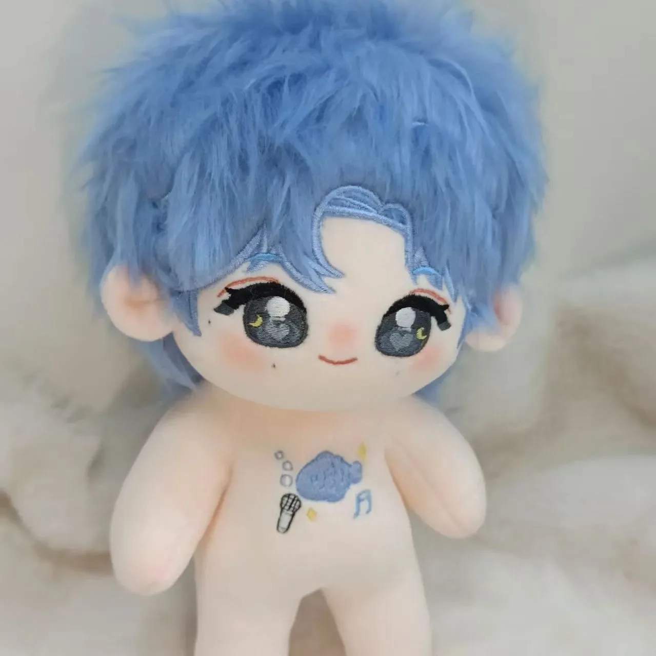 2026 New Ziyu Mermaid Prince Cosplay Attribute 20cm Cotton Doll Star Fan Doll Holiday Gift view 3