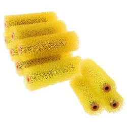 10 Pcs Sponge Paint Brush Roller Rollers Wall Texture Big Flower Small for Painting