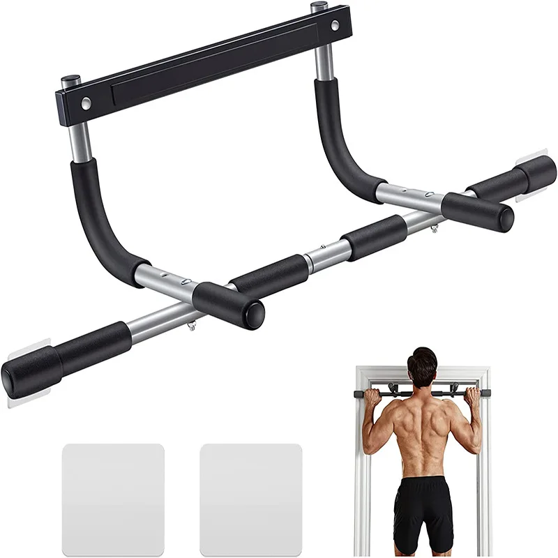 Indoor Fitness Equipment Door Frame Single and Double Bar Pull Up Device on The Door Parallel Bars Portable Fitness Equipment