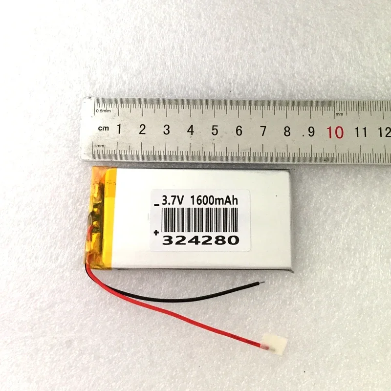 3,7 В, 1600 мАч, литий-полимерный аккумулятор для мобильного телефона, планшетного ПК, тонкий MP3 324280