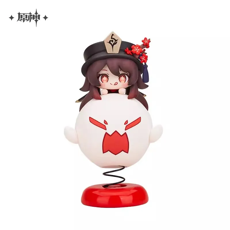 [Genuine] Anime Genshin Impact Gift Box Klee Figures Doll Keypads Badge Cosplay Gift For Kids birthday Gift miHoY Official New