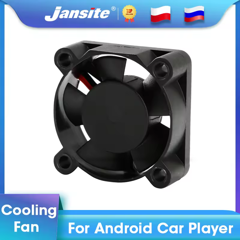 Jansite קירור מאוורר עבור רכב רדיו אנדרואיד רדיו נגן רדיאטור מהיר קירור ופעולה יציבה