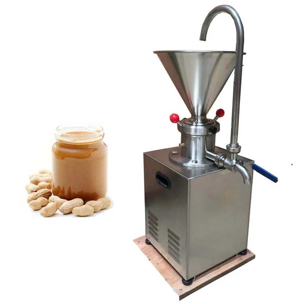 

Top Sale 50kg/hour Automatic And Multifunction Peanut Butter Making Machine/Sesame/almond Butter Machine HJ-MJC-60