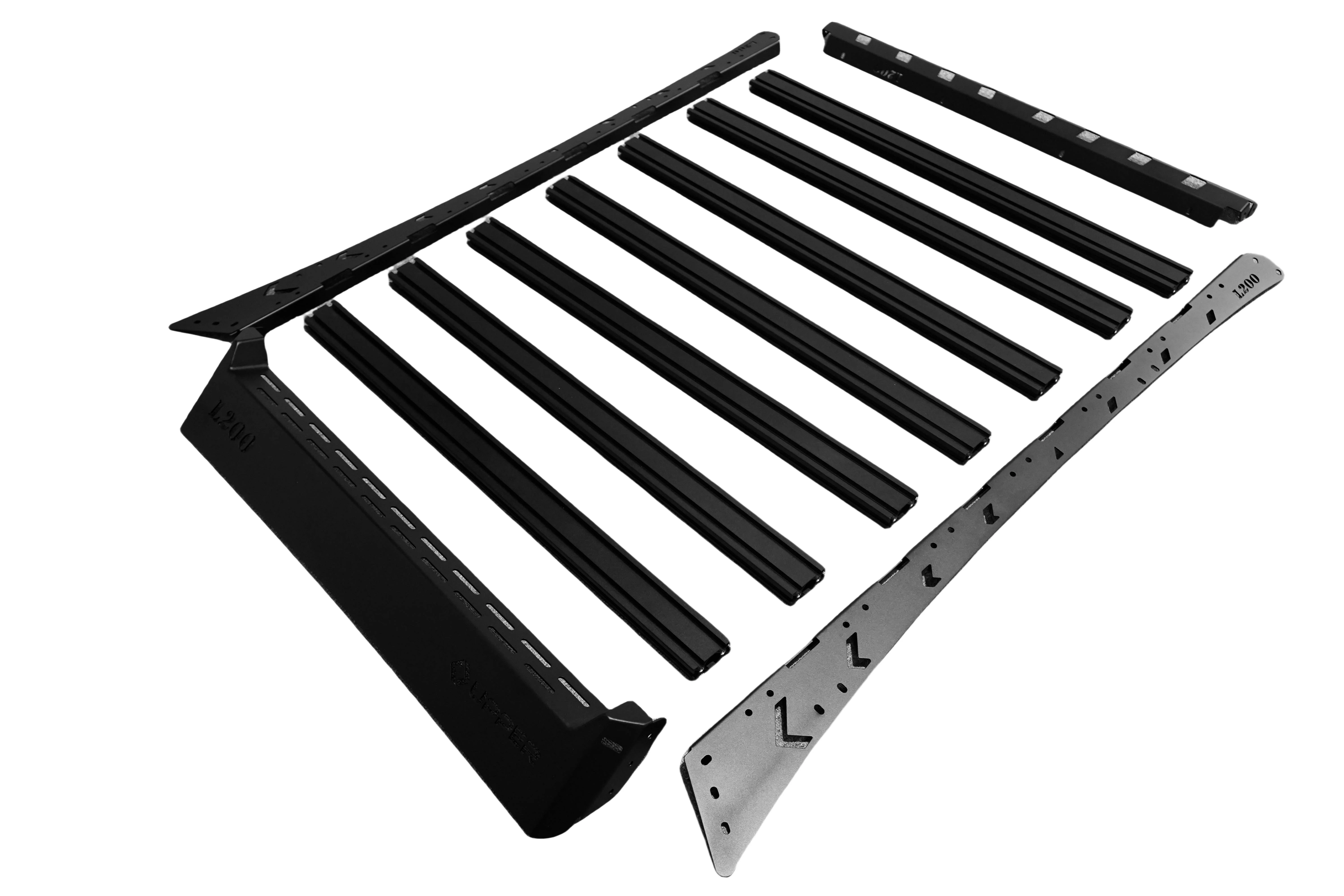 AUTO-DACHträger, Dachplattform aus Aluminiumlegierung, Dachkorb, flache Plattform für L200 Triton 2015–2023