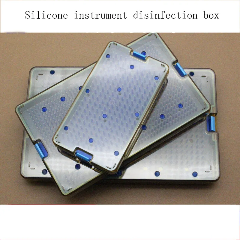 Sterilization box for microinstruments Silicone high temperature autoclave sterilization plastic box for ophthalmic surgery