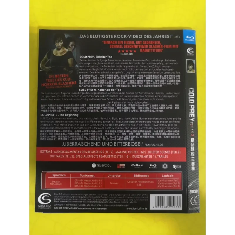 Brand Blu-ray Disc Breaking Bad Hotel Trilogy Also Known As Snow Mountain Horror 1 2 3