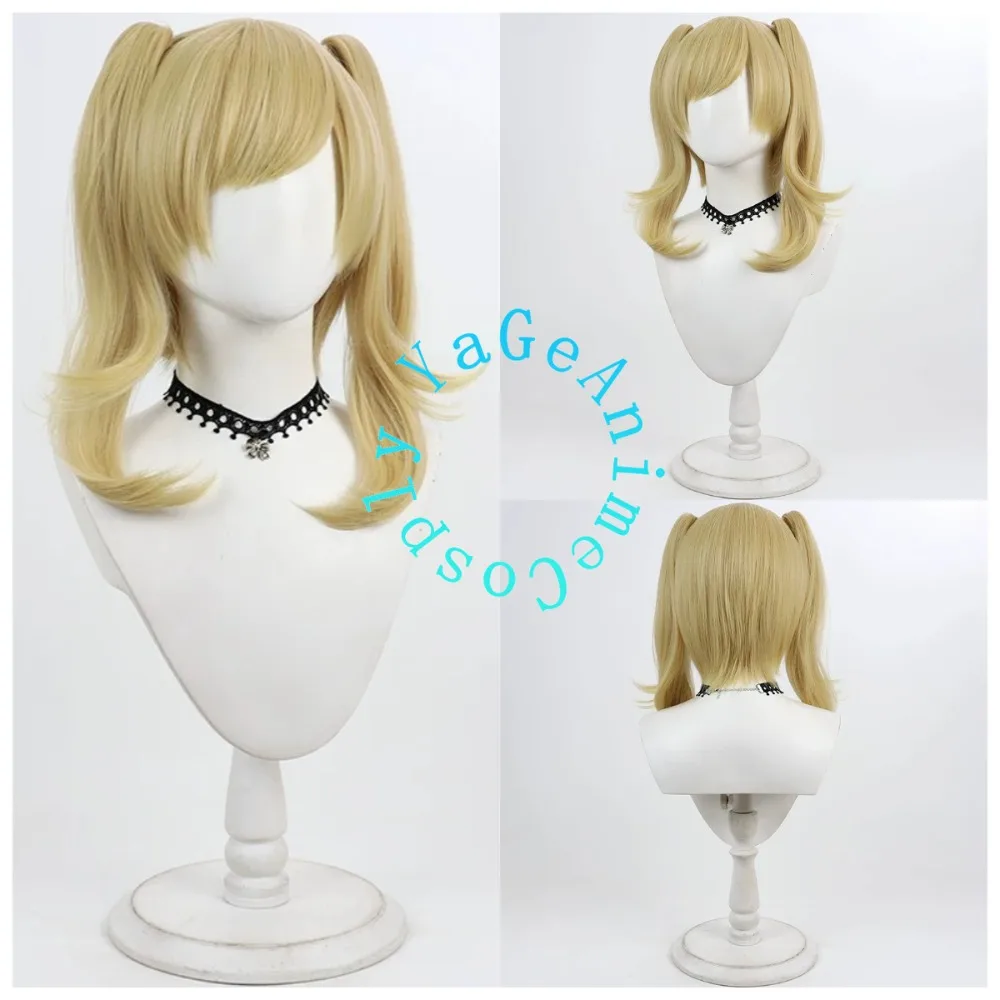 Black Cat Luna Cosplay Wig Styled Hair for Halloween Costume Party Gaming Event and Studio Photo Shoot