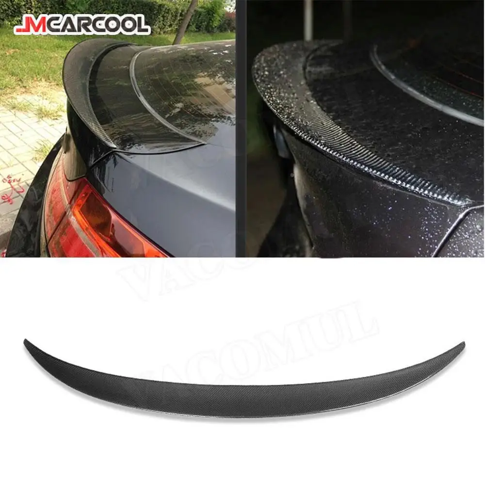 

Real Carbon Fiber Rear Spoiler Boot Trunk Wings For BMW X6 E71 F16 Spoiler 2008-2018 P Style Trunk Trim Wings