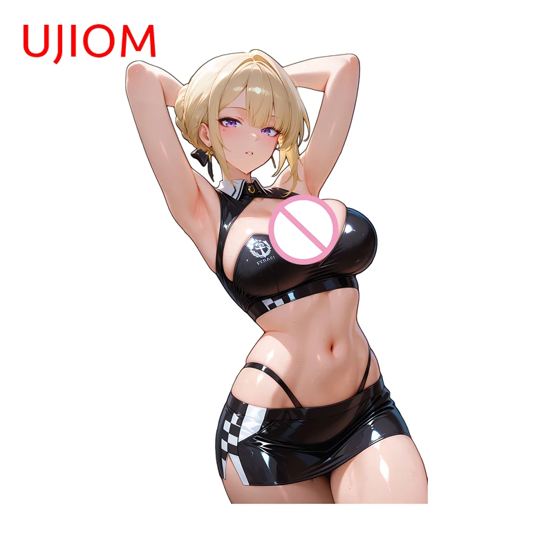 UJIOM Zenless Zone Zero Evelyn Chevalier Wall Sticker Exquisite Eye Catching Graffiti Decal Unique Game Room Decor Accessories