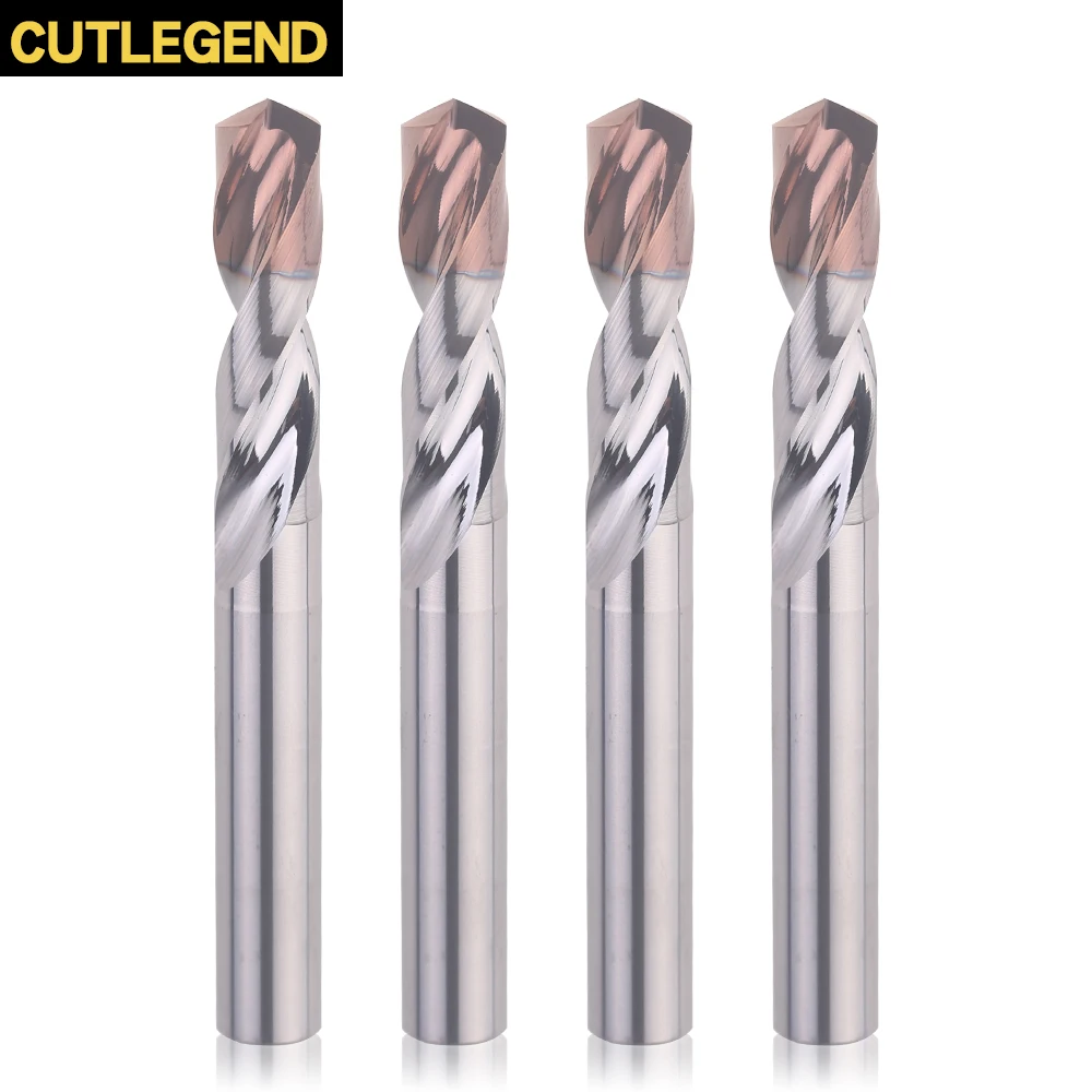 

1PC HRC68 3D Carbide Outer Cooling Drill Bit Carbide Alloy Drill Tungsten Steel Hard Stainless Metal Drill For CNC Machine