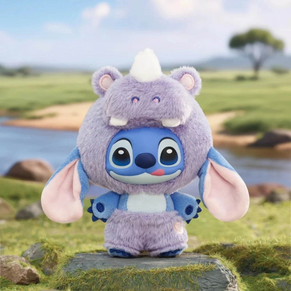 Новая серия Stitch Wild Animals, слепая коробка, милые коллекционные игрушки, виниловая фигурка аниме, плюшевая загадочная коробка, украшение, куклы, подарок