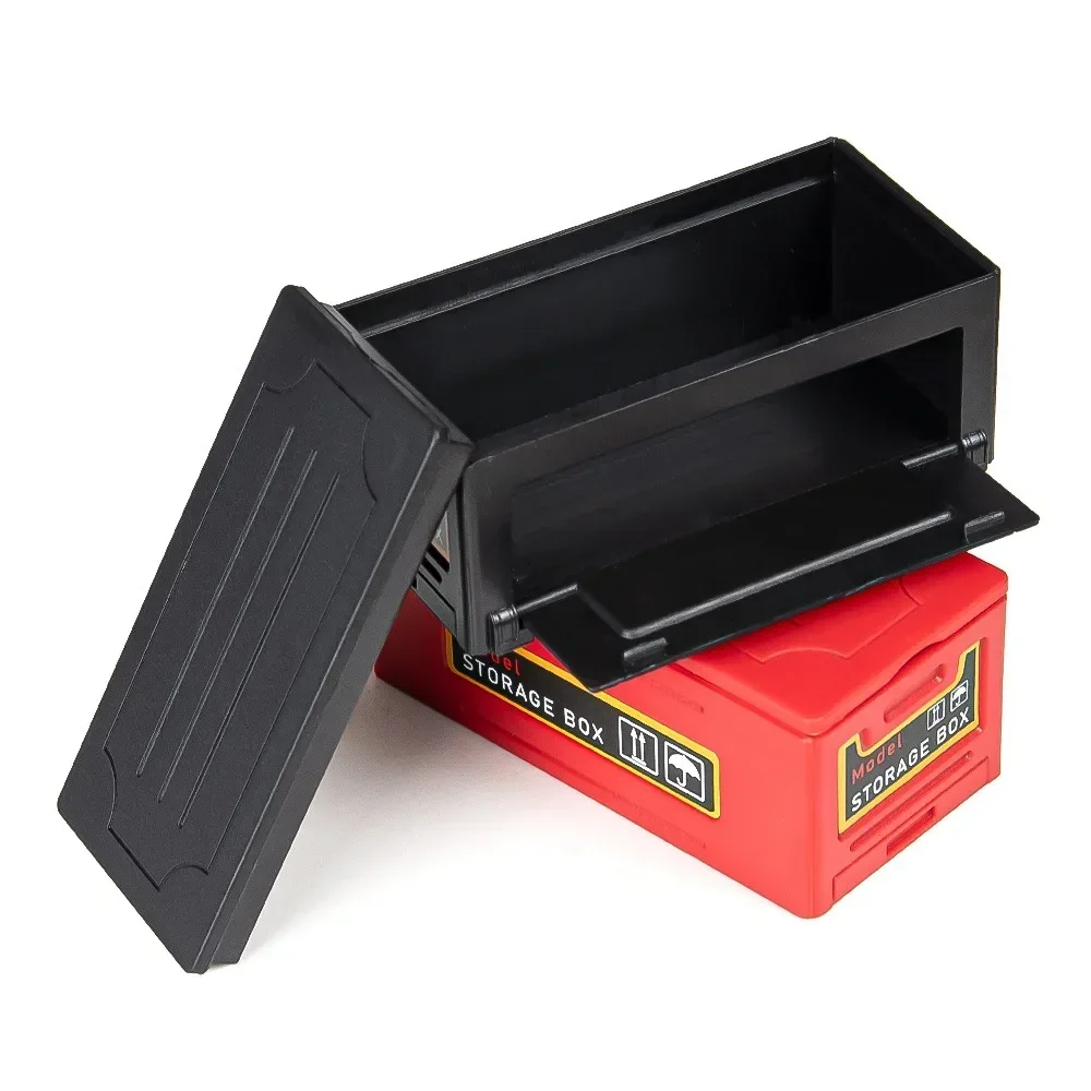 Boîte de rangement de bagages en plastique, boîte à outils de décoration pour 1/10 Rc chenille axiale Scx10 Trx4 Yikong Rc4wd