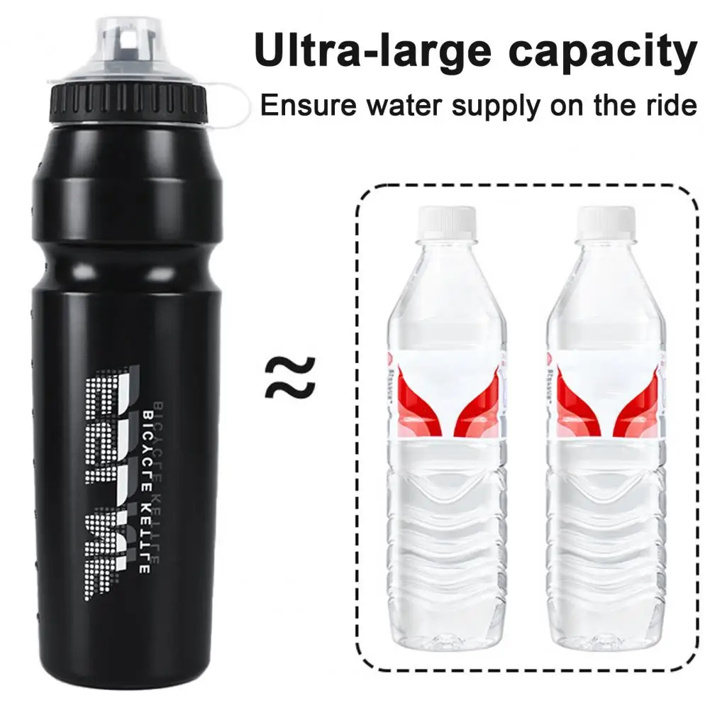 Hydrating Water Bottle 1000ml Cycling Water Bottle Dustproof Lid Capacity Lightweight Outdoor Sports Cup for Road Mountain