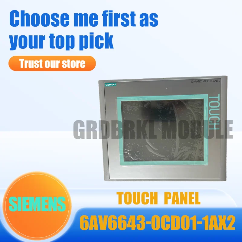

New Original SIEMENS 6AV6643-0CD01-1AX2 6AV6 643-0CD01-1AX2 Touch HMI Panel