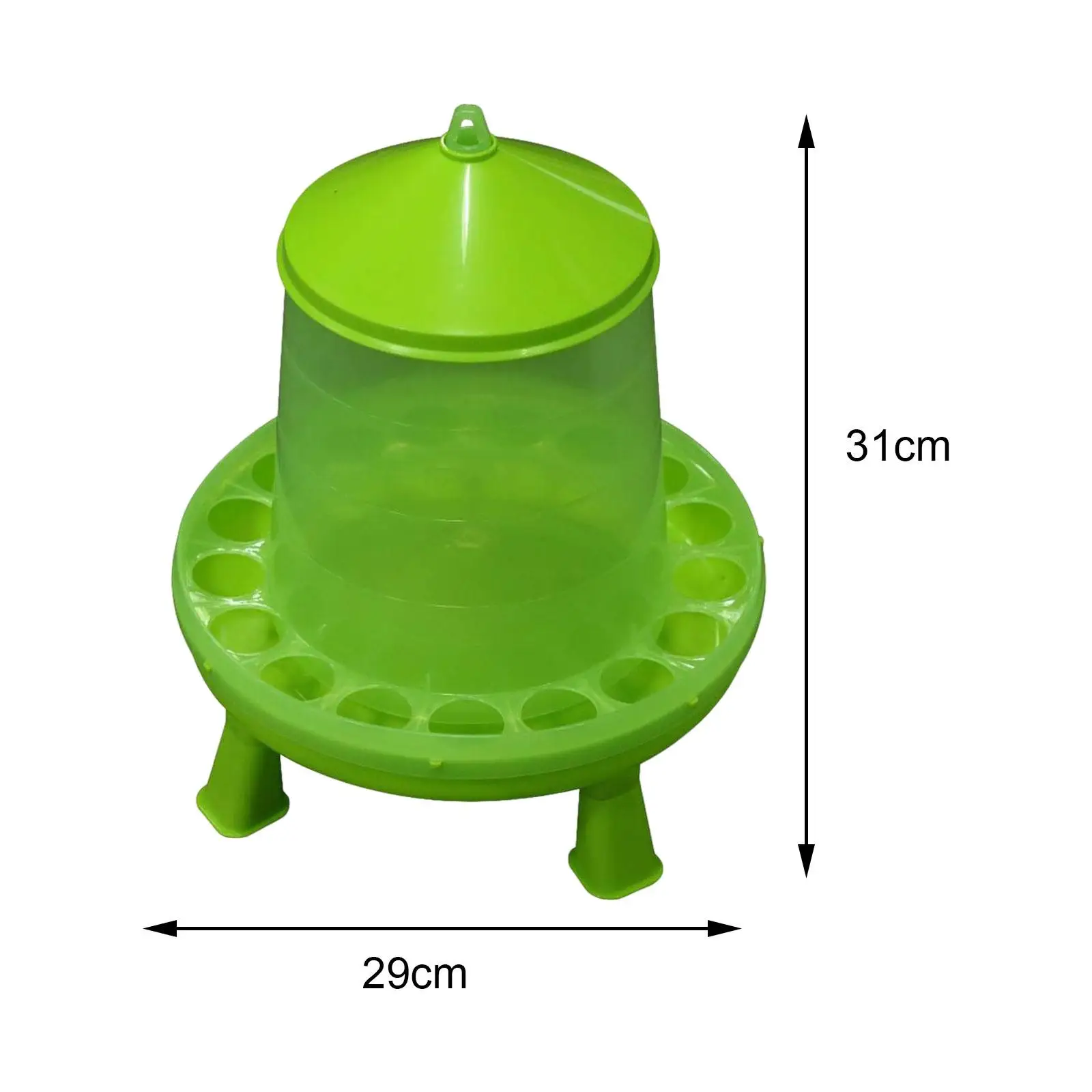 Automatic Poultry Feeder feed Bucket Farm Equipment Barrel Chicken Feeder Waterer for Pigeons Livestock Peacocks Turkey Birds