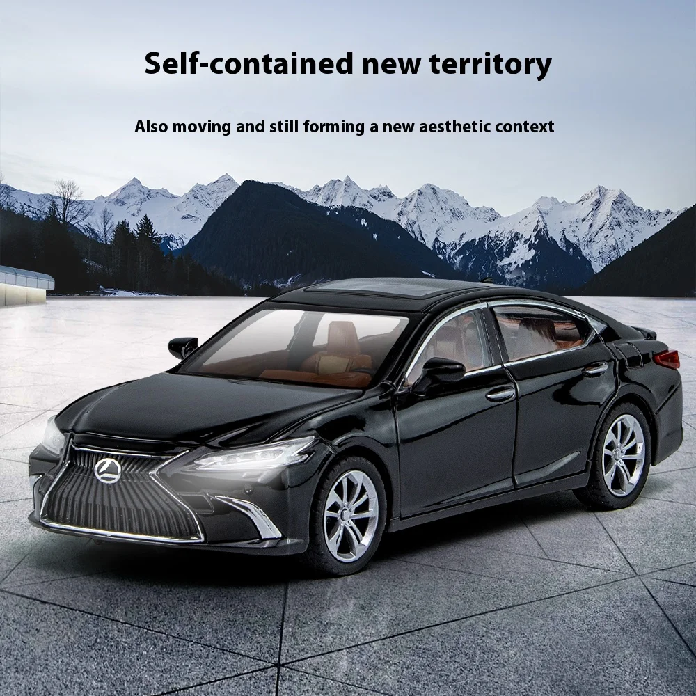 1:24 Lexus ES300 Large Luxury Executive Sedan Alloy Metal Diecast Car Model Sound & Light Pull Back Series Birthday Present Gift