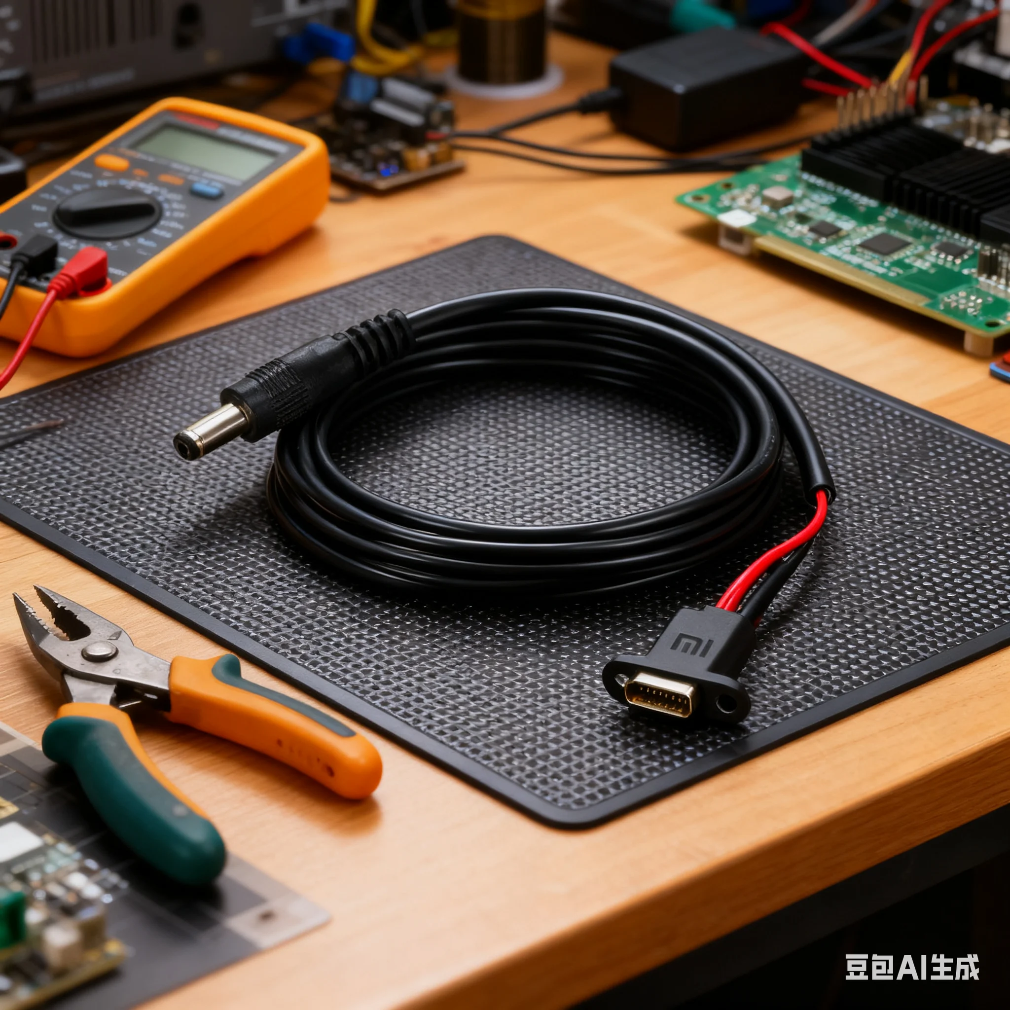 

Кабель-адаптер постоянного тока длиной 15 см для порта зарядки Xiaomi — надежная сменная линия с круглым штекером для зарядных разъемов Xiaomi