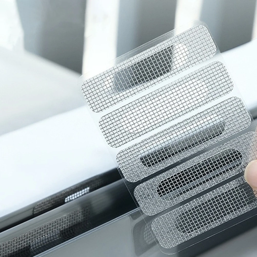 

Screen Mend Patch Durable Adhesive Mesh Repair Tape For Window Door Screen Fix Lightweight Easy Use Wear-Resistant Home