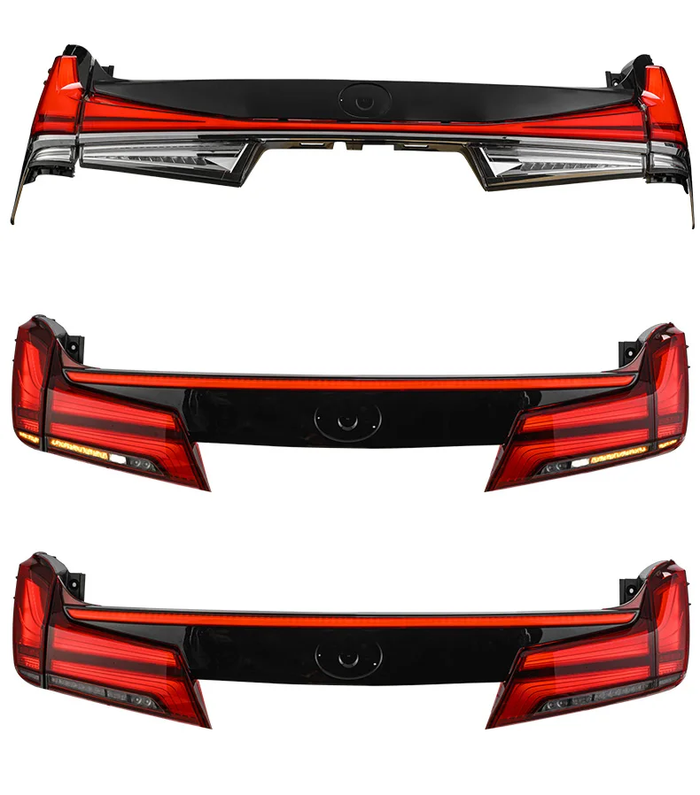 car bumper LED taillamp for Toyota Alphard vellfire 30 taillight Tail Lamp+Turn Signal+Brake+Reverse 2015~2018y car accessories