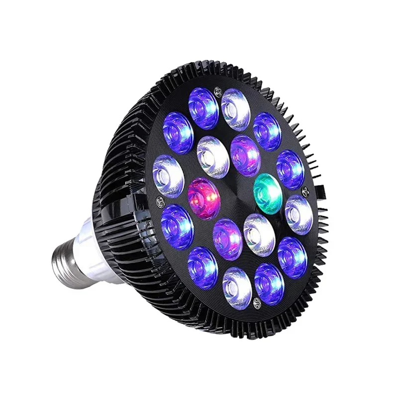 

blue uv grow lamps full spectrum led aquarium light for coral reef light live plant tank par38 arowana tanning light