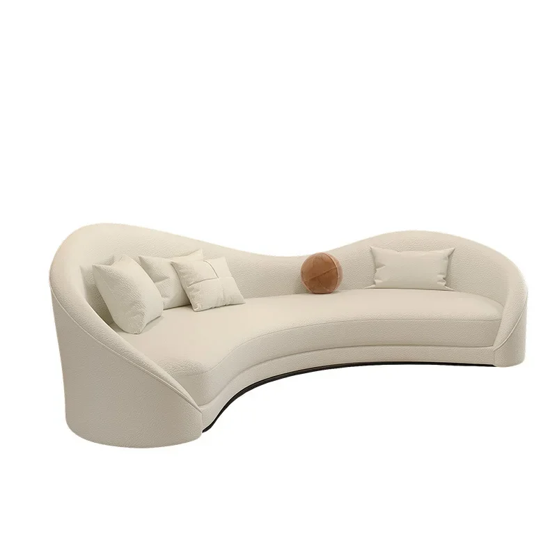 

Large apartment living room sofa beauty salon sales office business negotiation