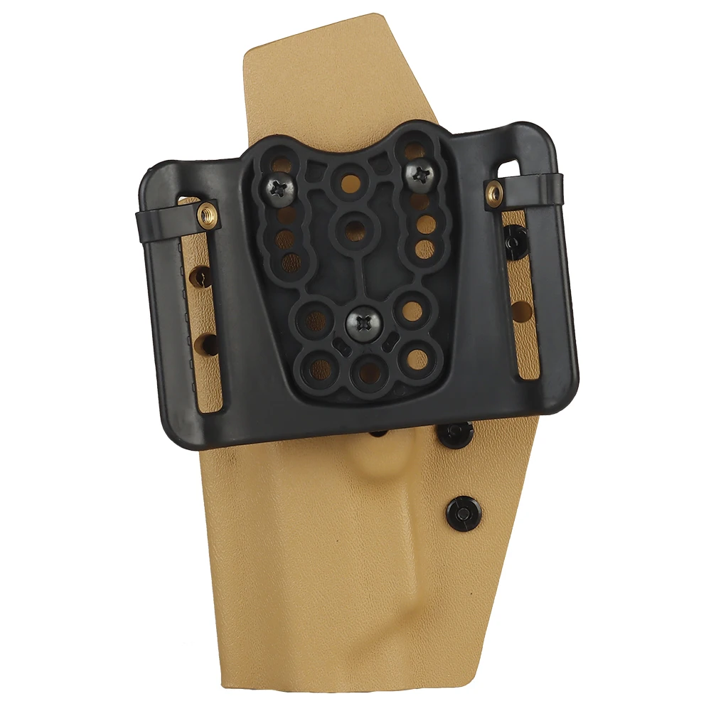 Tactical Kydex Holster Waist Belt Loop Paddle Multi-holes Quick Pull Holster Adapter for Gun Case Magazine Pouch Accessories