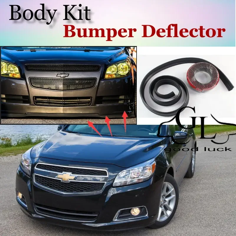 For Chevrolet Malibu Bumper Lip Lips / Car Lip Shop Spoiler Car Scratch Proof Adhesive Strip / TOPGEAR Body Kit + Strip